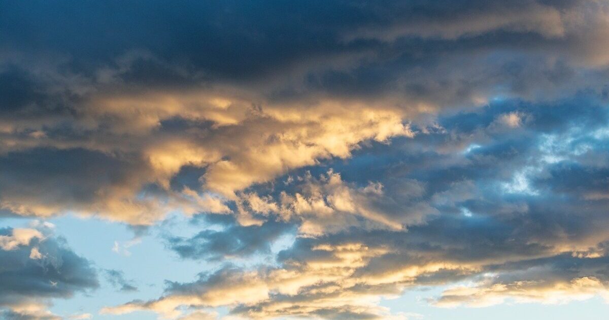 clouds, sunset, weather, time, nature, lighting, orange, blue